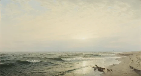 Stranden ved Long Branch: Soloppgang, 1872